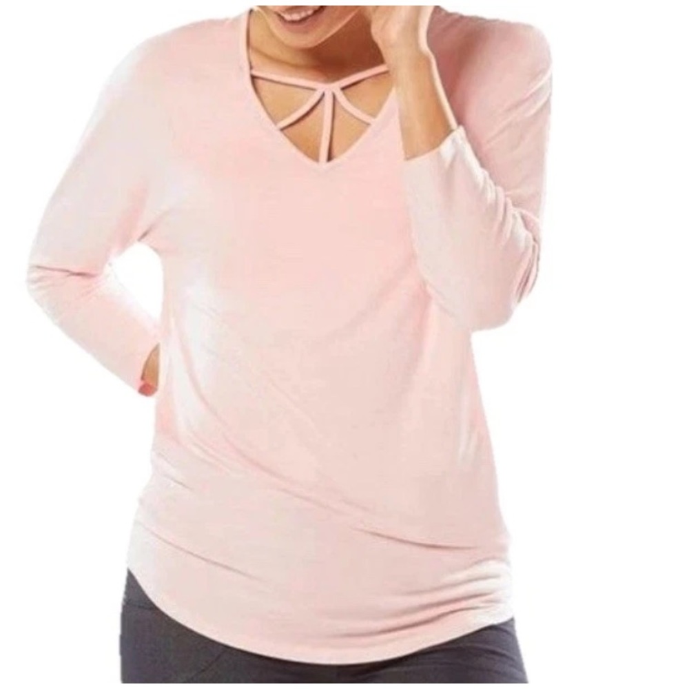 NWT RUBY RIBBON PINK LOUNGE ABOUT TUNIC XL
